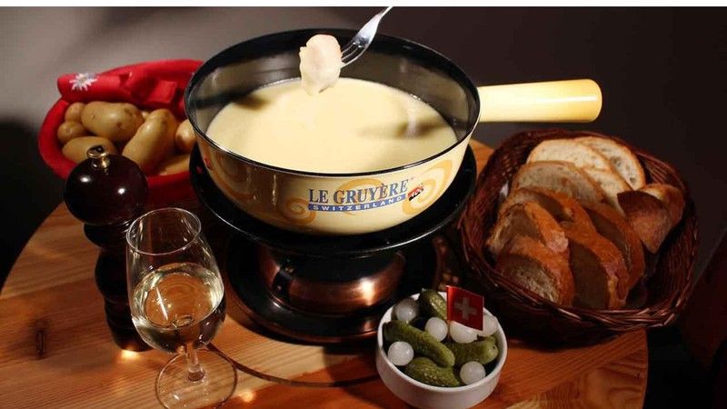 Fondue en la popular Niedersdorf