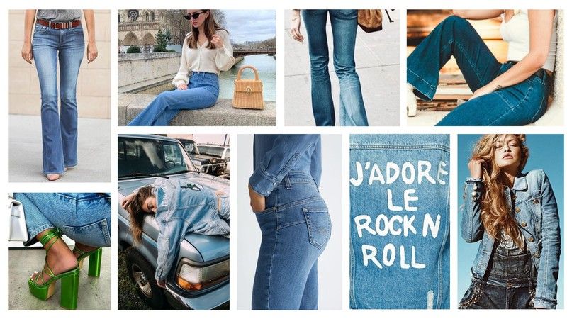 2. Vaqueros bootcut: para caderas anchas y cuerpo triangular
