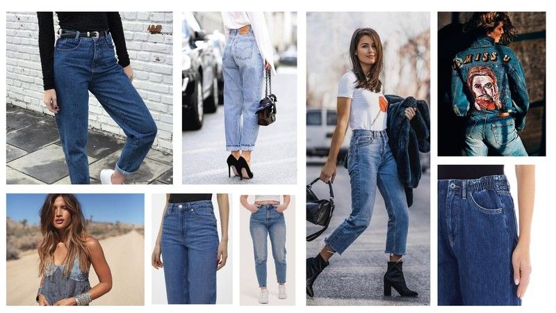 3. Vaqueros mom: para cuerpos con cintura definida y caderas angostas