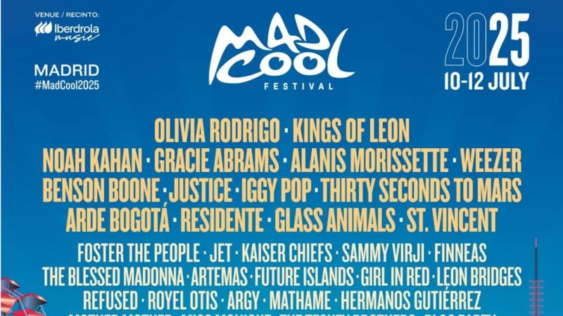 Mad Cool Festival (Madrid) — del 10 al 13 de julio