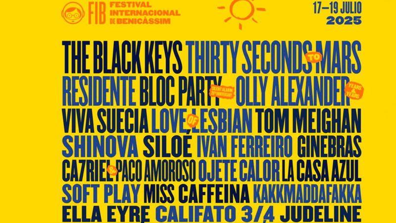 FIB Benicàssim — del 18 al 21 de julio