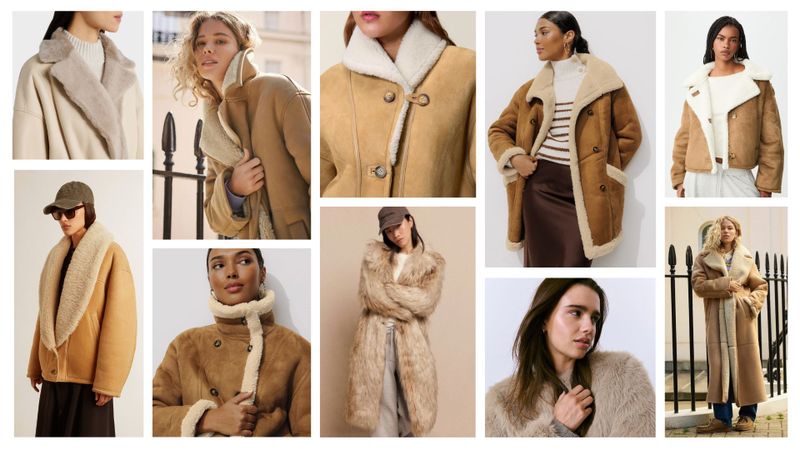 1. Abrigos de shearling y estampados animalier