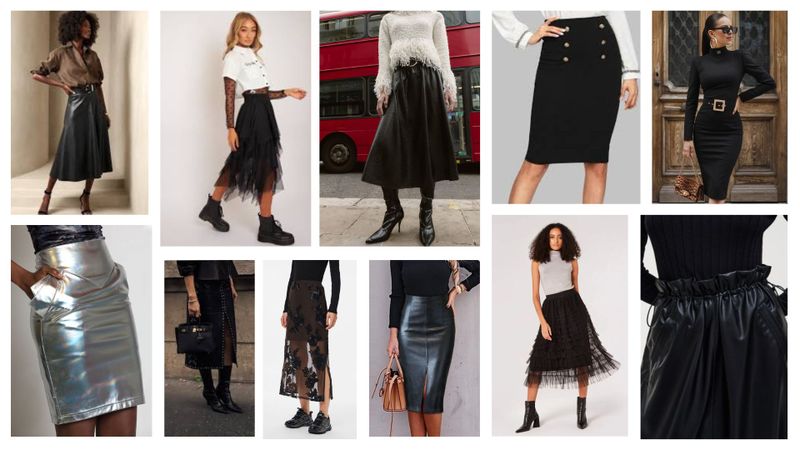 3. Midi skirts y siluetas A line