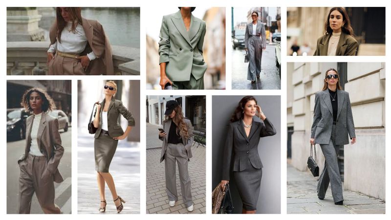 10. Tal vez lo más elegante: trajes sastre renovados