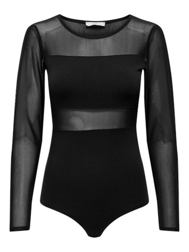 Body m/l combinado gasa Only Black