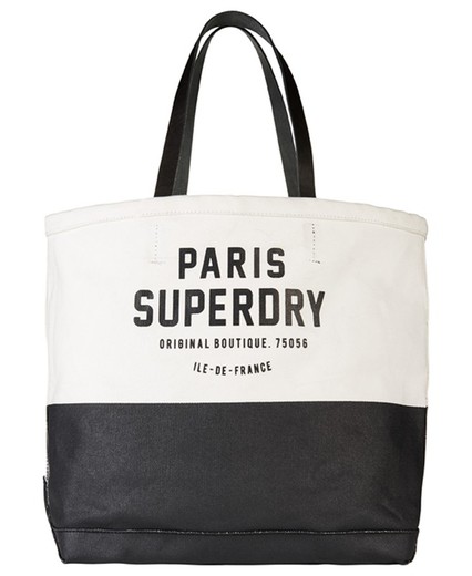 Bolso combinado con letras branding Superdry Natural