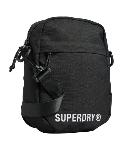 Bolso cruzado pequeño Superdry Black