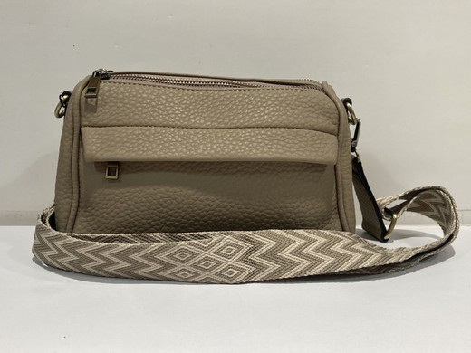 Bolso cruzado pequeño Varis Camel