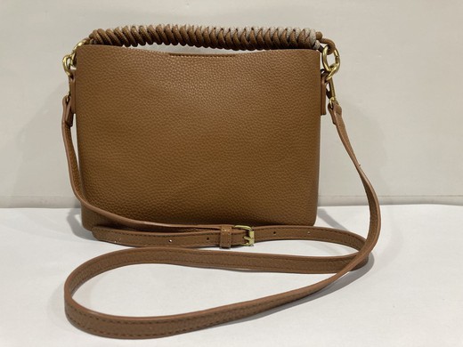 Bolso pequeño cruzado Varis Cognac