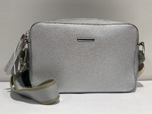 Bolso pequeño cruzado Varis Silver