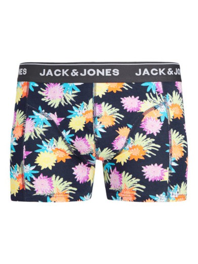 Bóxers elásticos con estampado flores Jack & Jones Navy Blazer