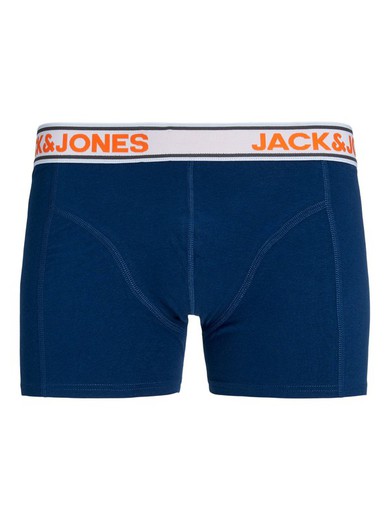 Bóxers elásticos liso Jack & Jones Estate Blue