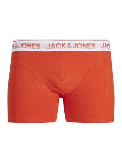 Bóxers elásticos naranja flúor Jack & Jones Orange