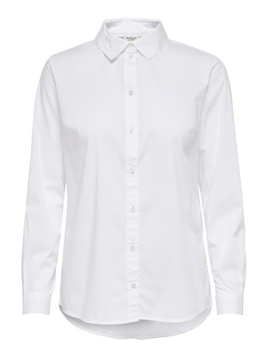 Camisa básica lisa Jdy White