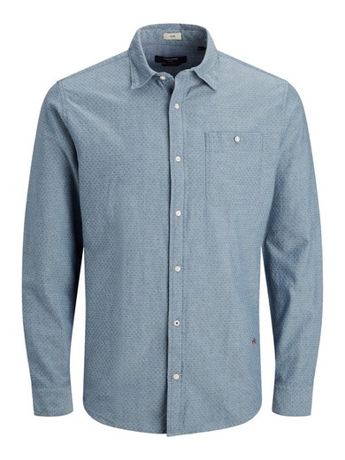 Irregular diamond shirt Jack & Jones Medium Blue