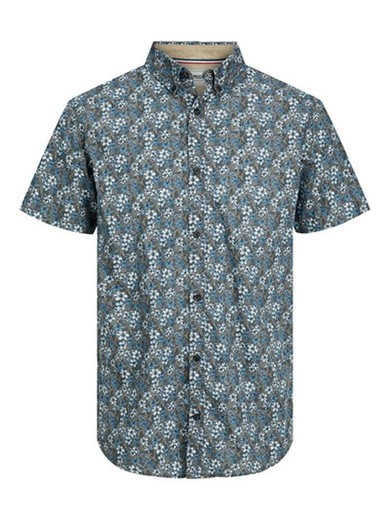 Camisa m/c con estampado floral Produkt Falcon