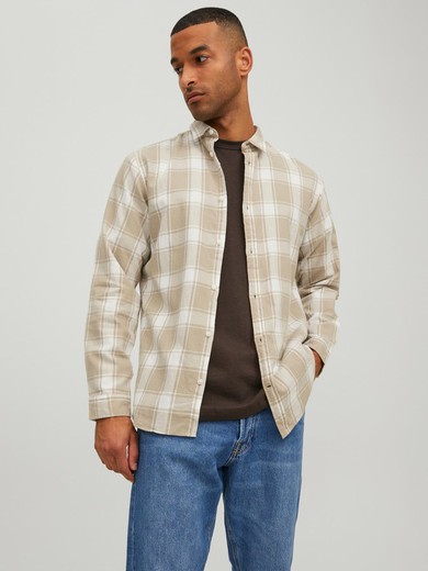 Camisa m/l cuadros grandes Jack & Jones Crockery