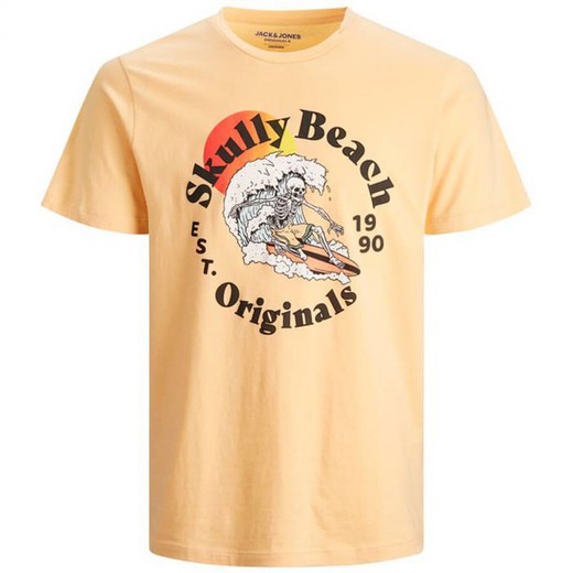 Camiseta con print ola & windsurfista Jack & Jones Sahara Sun