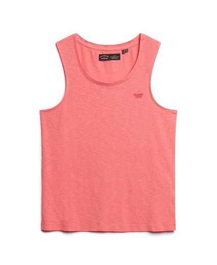 Camiseta de tirantes lisa Superdry Sugar Coral