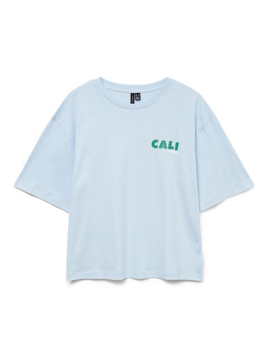 Camiseta m/c Cali Colombia Vero Moda Sky Blue