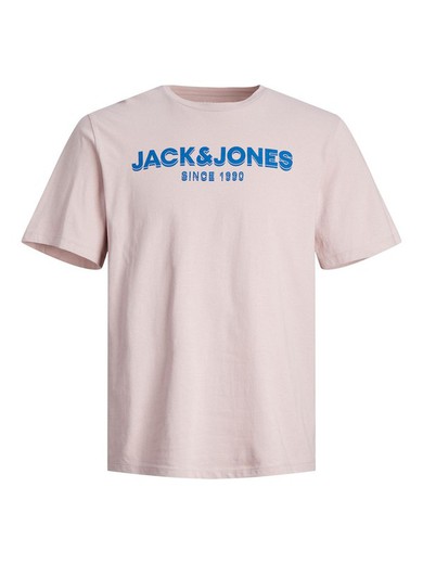 Camiseta m/c con letras branding Jack & Jones Petal