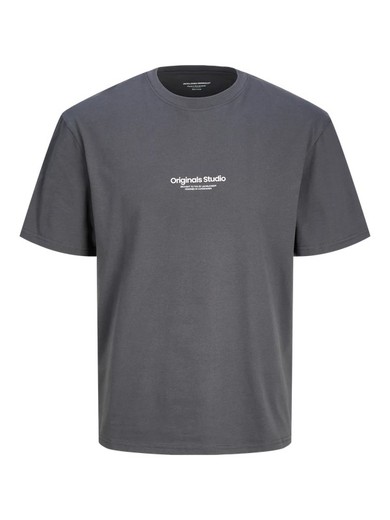 Camiseta m/c con pequeñas letras branding engomadas Jack & Jones Iron Gate