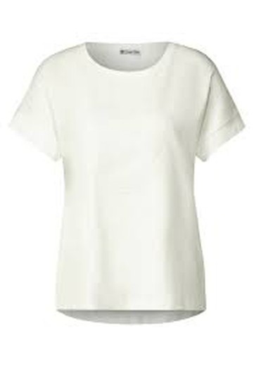 Camiseta m/c con print bordado Nautical Street One Off White
