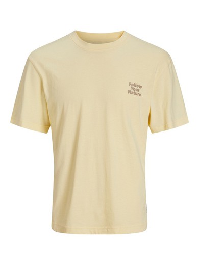 Camiseta m/c con print espalda tortuga & mensaje Jack & Jones Flan