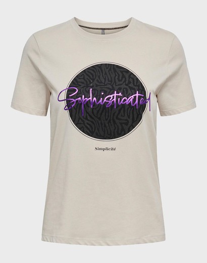 Camiseta m/c con print Sophisticated Only Pumice Stone
