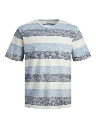 Camiseta m/c con rayas jaspeadas Jack & Jones Pacific