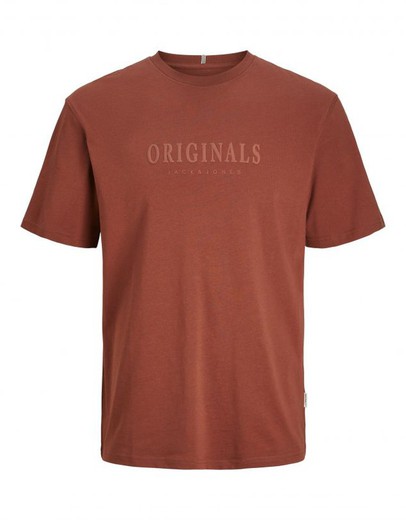 Camiseta m/c letras Originals Jack & Jones Crimson