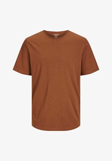 Camiseta m/c lisa Jack & Jones Mocha Mousse