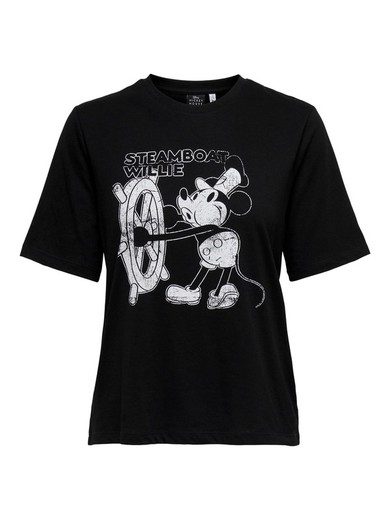 Camiseta m/c Mickey capitán Only Black