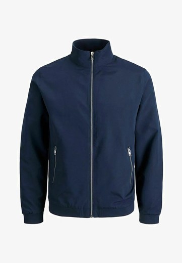 Cazadora corta con cremallera Jack & Jones Navy