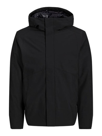 Chaqueta con capucha 2/4 Jack & Jones Black