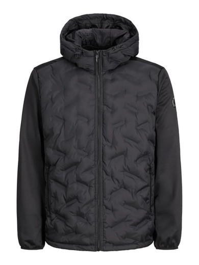 Chaqueta con capucha combinada Jack & Jones Black