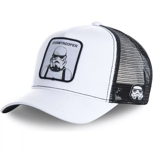 Gorra trucker bicolor Stormtrooper Capslab Black & White