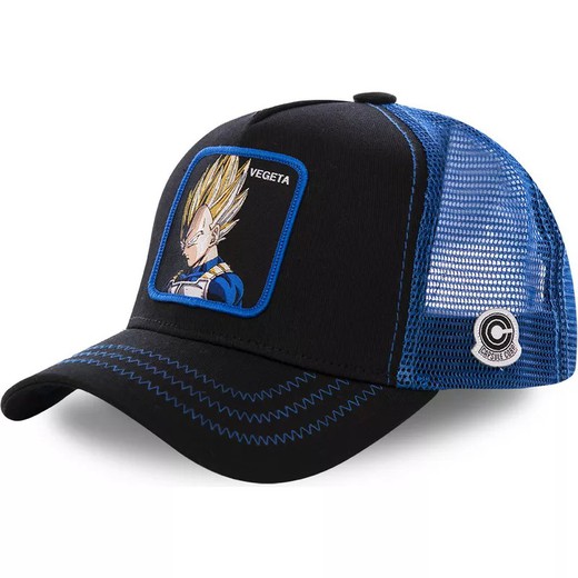 Gorra trucker bicolor Vegeta Capslab Black