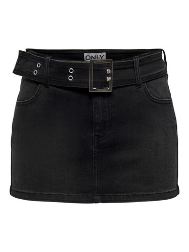 Mini falda con cinturón Only Black