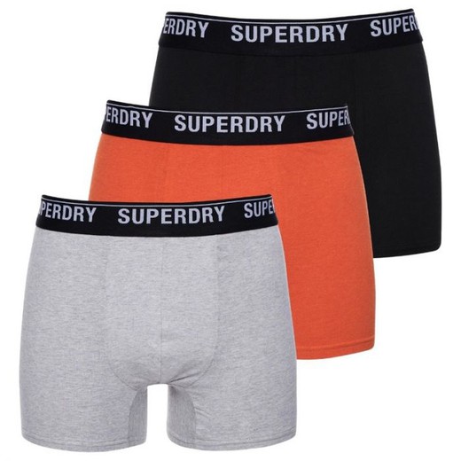 Pack boxers (3 un.) Superdry Black