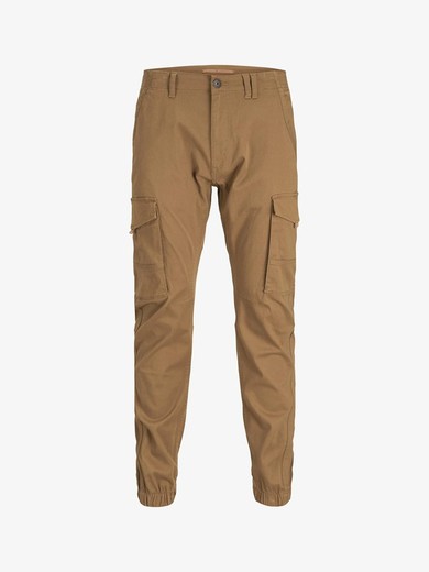 Pantalón cargo algodón con bolsillos Jack & Jones Rubber