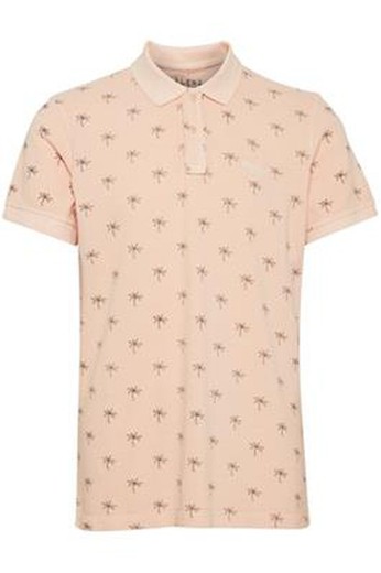 Polo básico con dibujos palmeras Blend Of America Pale Blush Pink