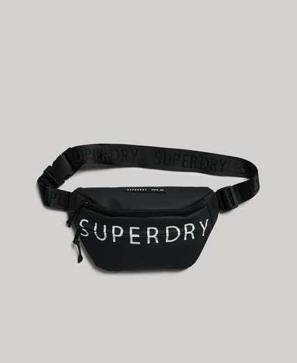 Riñonera con letras Superdry Superdry Black & White
