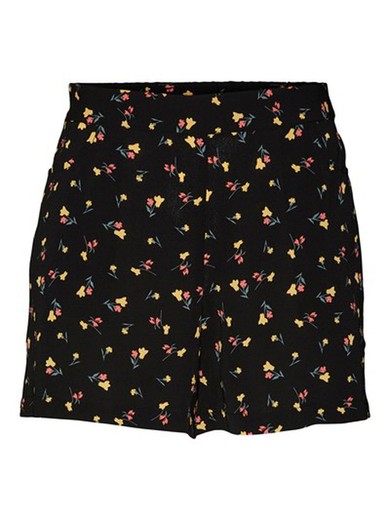 Shorts con estampado floral Noisy May Black