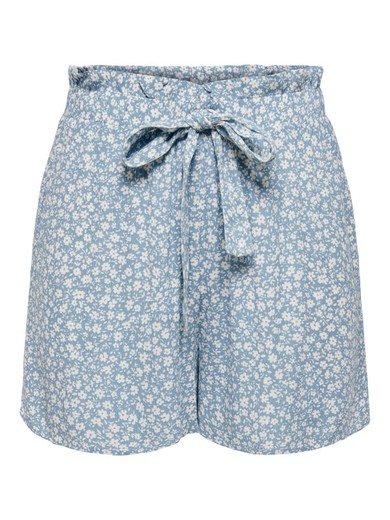 Shorts con estampado floral Only Cashmere Blue