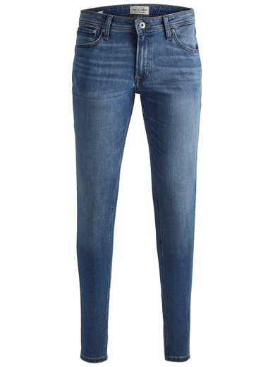 Jack & Jones Blue Denim Röhrenjeans mit 5 Taschen