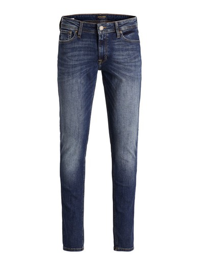 Jack & Jones Blue Denim jeans skinny de 5 bolsos