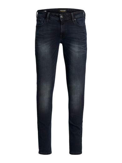 Jeans skinny elasticizzati blu denim Jack & Jones 5 tasche