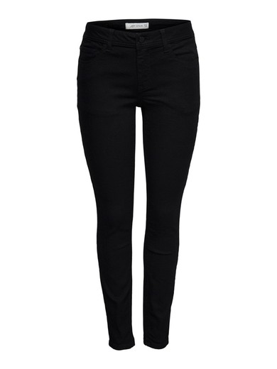 Jacqueline De Yong Black Denim 5-pocket black stretch jeans