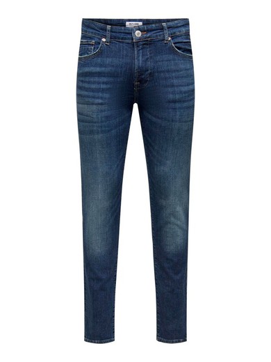 Tejano 5 bolsillos slim Only & Sons Dark Blue